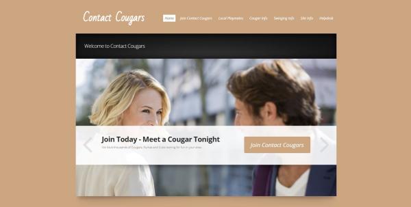 Cougars and Cubs contacts in USA