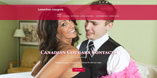 Cougars and Cubs contacts in canada
